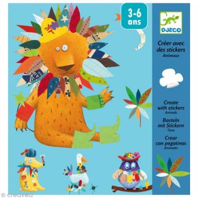 DJECO Cr&eacute;er des animaux Multicolore 