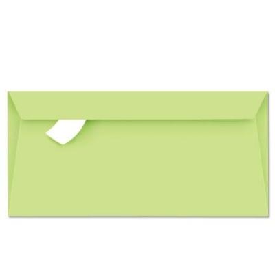 POLLEN Paquet de 20 enveloppes  110x220mm DL Vert 120g