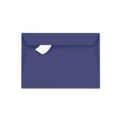 CLAIREFONTAINE Paquet de 20 enveloppes Pollen 114x162mm C6 Bleu Nuit 120g