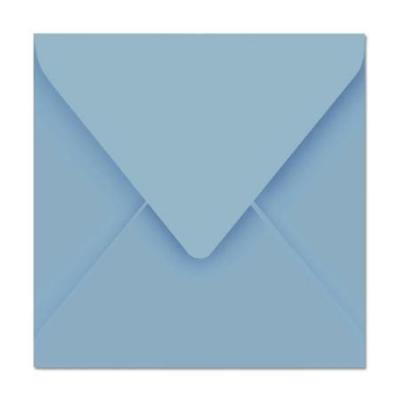 CLAIREFONTAINE Lot de 20 enveloppes 165 x 165 - POLLEN - 120g - Bleu lavande
