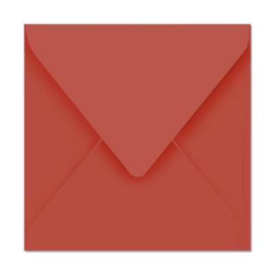 POLLEN Paquet de 20 enveloppes  165x165mm Bordeaux 120g