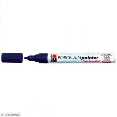 MARABU  marqueur porcelaine porcelain painter, bleu nuit mr12331293
