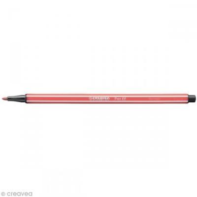 STABILO  Stylo feutre Pen 68, rose clair - Lot de 15
