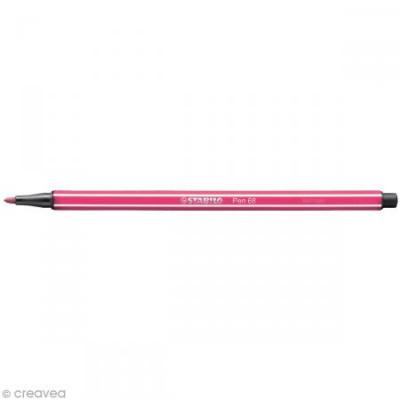 STABILO  Pen 68, 1 Piece of Felt tip, Middle tip Carne Oscuro