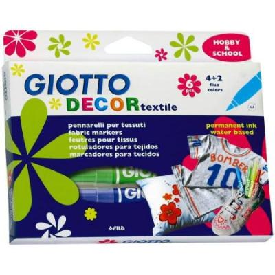 TOYLAND Feutre textile Giotto Decor Textile x 6 - Giotto - couleur variant