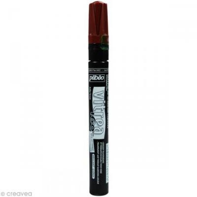 PEBEO Feutre Peinture Vitrea 160 Pointe Normale Ambre