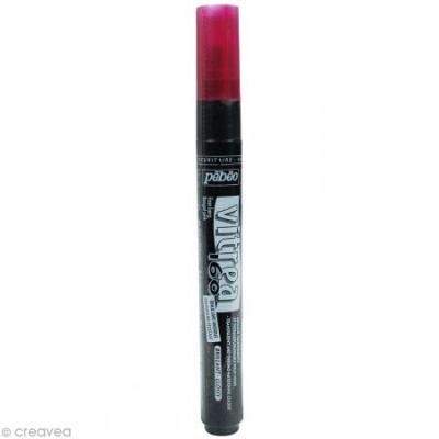 PEBEO Feutre Peinture Vitrea 160 Pointe Normale Rose