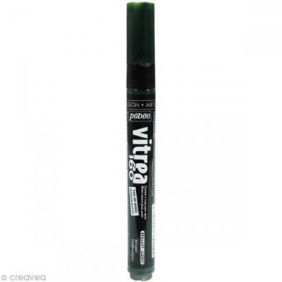 PEBEO Feutre Peinture Vitrea 160 Pointe Normale Vert Santal