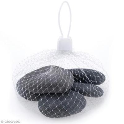 GRAINE CREATIVE ON A TOUS DU TALENT Galets &agrave; Peindre &Oslash;30-50mm Gris 5 pi&egrave;ces - Graine cr&eacute;ative