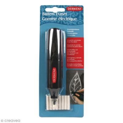DERWENT Gomme &eacute;lectrique  et recharges - 10 pcs -  - couleur variant