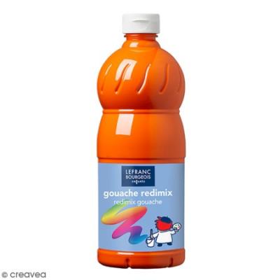 COLOR AND CO Gouache Liquide L&b Orange - Flacon 1l