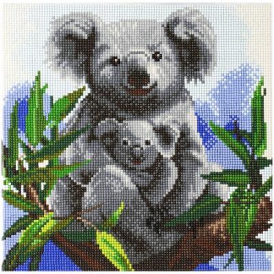 OZ INTERNATIONAL Puzzle Crystal Art - Kit Broderie Diamant - Koala