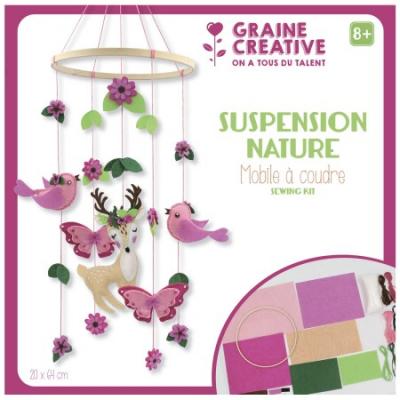 GRAINE CR Je fabrique mon mobile b&eacute;b&eacute; - nature coffret diy 750717