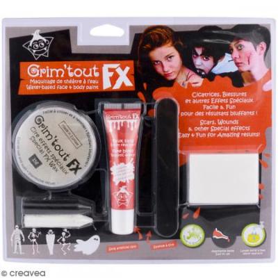  Kit Effets Sp&eacute;ciaux pour maquillage - Grim'tout {couleur}