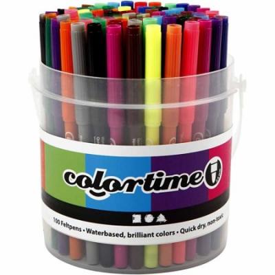 COLORTIME  goupilles de godet &eacute;paisseur de ligne 2 mm multicolore 100 pi&egrave;ces