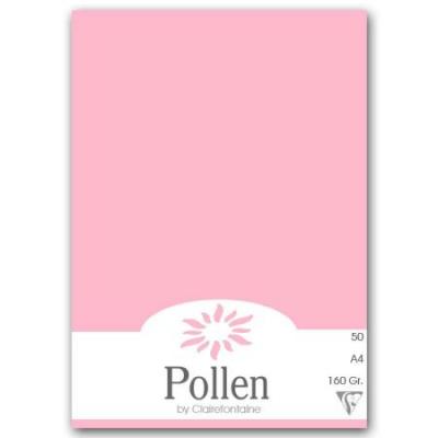 CLAIREFONTAINE  Etui De 50 Feuilles 210x297 Rose Drag&eacute;e 160g