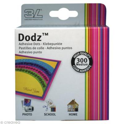 TOGA Pastilles de colle 9 mm x 300 - Dodz - couleur variant