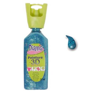 DIAM S Diam's Peinture Diams 3d - Aquamarine Paillete