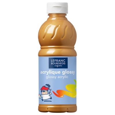 COLOR AND CO Peinture Acrylique Brillante Glossy Or - Flacon 500ml
