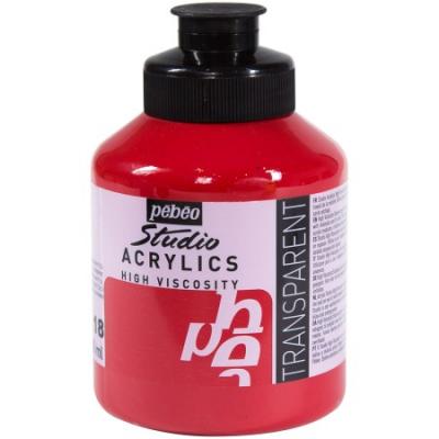 PEBEO Studio Acrylics 500ml Carmin Naphtol
