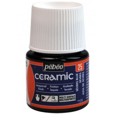 PEBEO Peinture c&eacute;ramique et multi-surfaces - s&egrave;vres - 45 ml 025-025