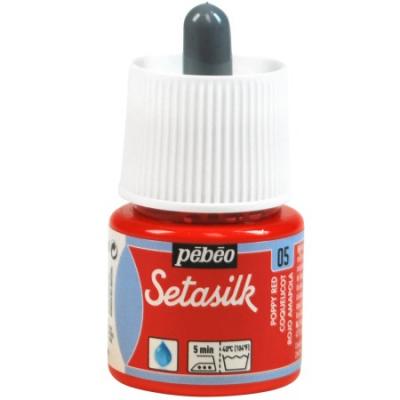 PEBEO Peinture Soie Setasilk 45ml Ro Peinture Soie Setasilk 45ml Rouge Coquel