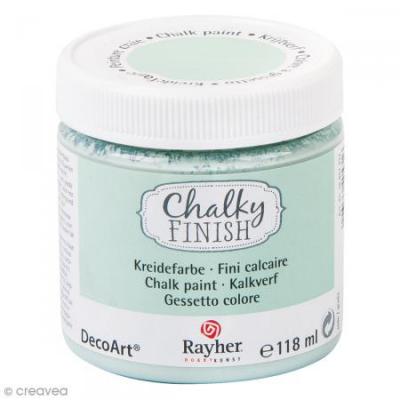 RAYHER Pot de 118ml de Chalky Finish, jade, pour loisirs cr&eacute;atifs