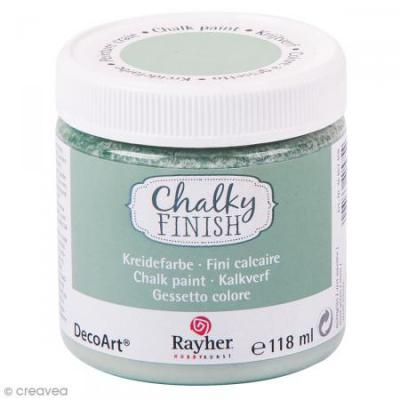 RAYHER Pot de 118ml de Chalky Finish, vert menthe, pour loisirs cr&eacute;atifs