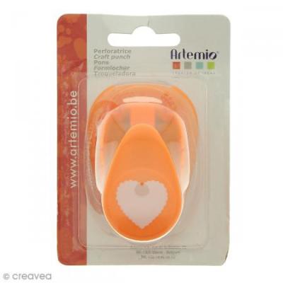 ARTEMIO Perforatrice scrapbooking Coeur dentelle - 2,3 x 2,2 cm