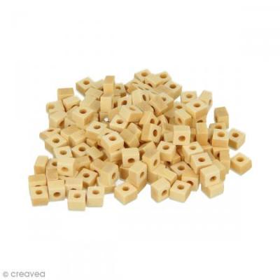 ARTEMIO 150 perles en bois carr 