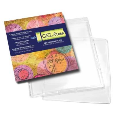 GEL PRESS  GEL Plaque de Gel, Transparent, 30.48 x 30.48 cm - 10803