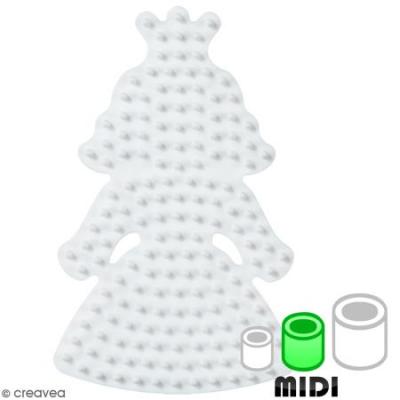 HAMA Plaque pour perles &agrave; repasser midi : petite princesse 