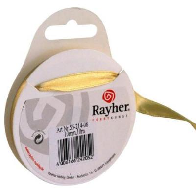 RAYHER  5521406&nbsp;Ruban en satin, 10&nbsp;mm, SB de rouleau de 10