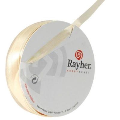 RAYHER Ruban satin 7 mm beige x 10 m -  - couleur variant