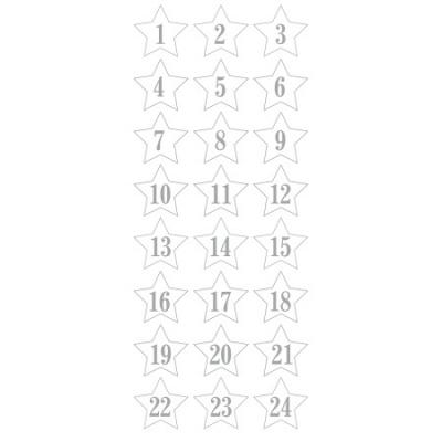 ARTEMIO Autocollants Puffies 3D XL Calendrier de l'Avent
