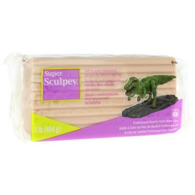 SCULPEY Super  Argile Polym&egrave;re - 1 lb / 454 g, Beige
