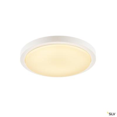 SLV Applique et plafonnier ext&eacute;rieur AINOS, blanc, avec LED int&eacute;gr&eacute;e, 21W, 3000K, IP44