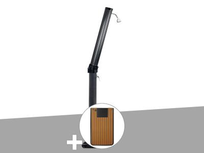 UBBINK Douche solaire 23 L Solaris Xtra + Plancher solaire Bois Teck - 