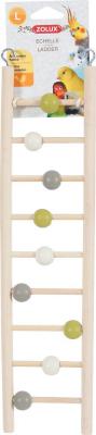 ZOLUX Echelle bois 9 barreaux pour oiseau 