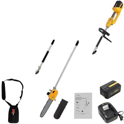 GT ELEC Elagueuse sur perche sans fil &agrave; batterie, 40 v, + batterie 4 ah + chargeur