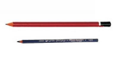 OUTIFRANCE  - 1 crayon gras mine bleue 170 mm