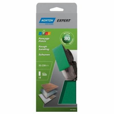 NORTON  - Patin Expert non perfor&eacute; 93x230 grain 180 x 8 pi&egrave;ces
