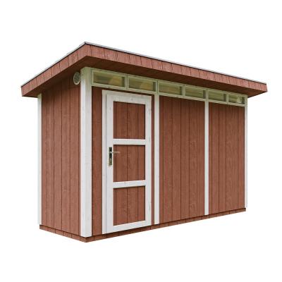 TIMBELA Abri de Jardin Qualit&eacute; Premium 4m&sup2; /L161xL412xH239 cm -  M902-REDWOOD RED