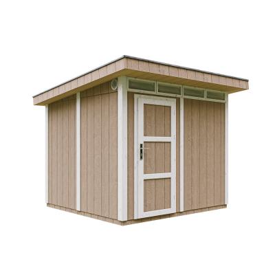 TIMBELA Abri de Jardin -  - Qualit&eacute; Premium 6m&sup2; - Panneaux &agrave; base de bois LP SmartSide - TERRA BROWN