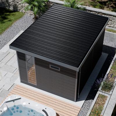 BARAC Abri de jardin en bois composite Onyx 43 12m&sup2; 