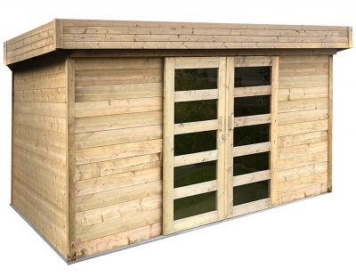 SOLID  abri de jardin stockholm 28 mm autoclave 3,6 x 2,4 m S8217-1