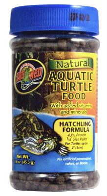 ZOOMED  Natural Aquatic Nourriture pour Oisillon Tortue 45,3 g