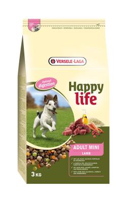 HAPPY LIFE Aliment vari&eacute; &agrave; base d'agneau - petits chiens vitaux