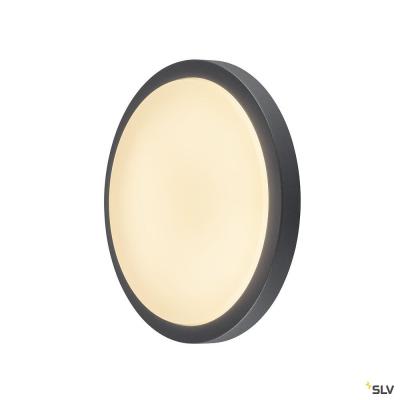 SLV Ainos led, rond, anthracite, led 3000k, avec d&eacute;tecteur