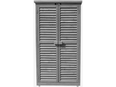 HABITAT ET JARDIN Armoire de jardin ""Space"" - 87 x 46.5 x 160 cm - Anthracite